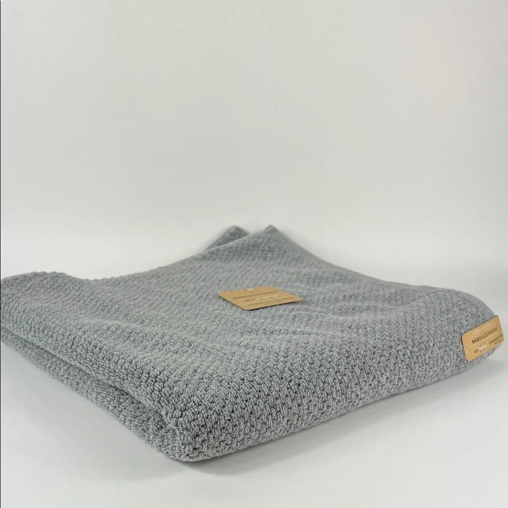 1pc Ecoexistence Bath Towels eco-melange Oversized Gray Soft Cotton NEW